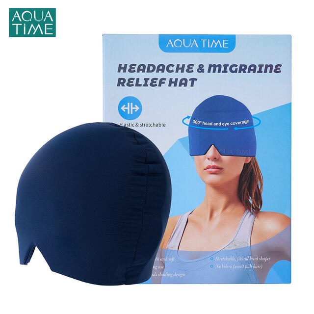 Gorro con gel para aliviar la migraña