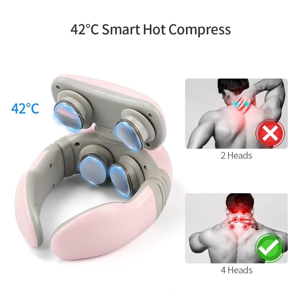 Masajeador eléctrico inteligente para cuello y hombros