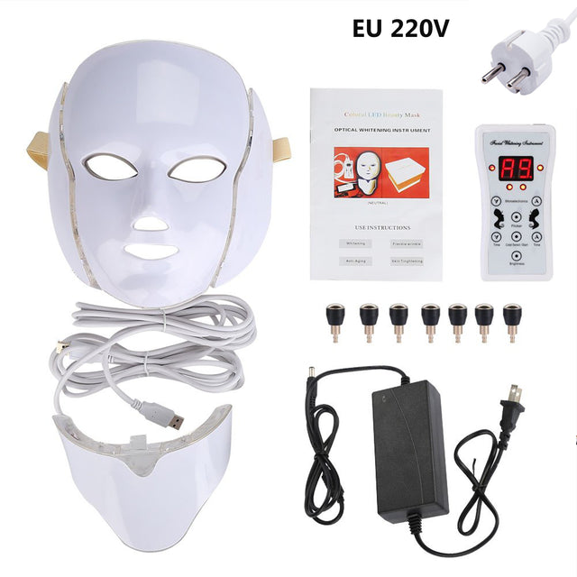 Máscara facial LED